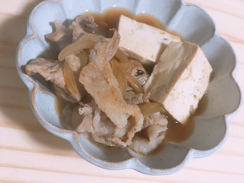 家族が喜ぶ肉豆腐♢